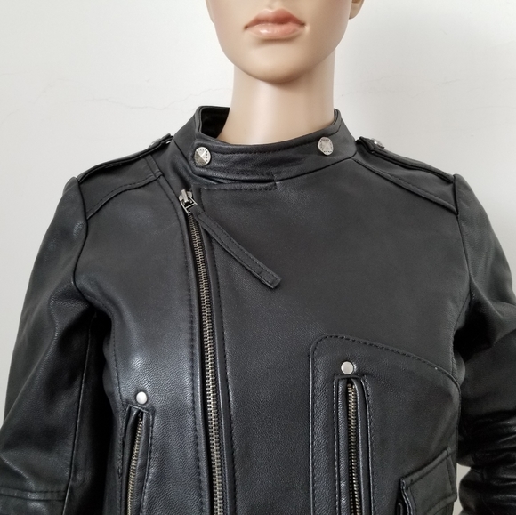 Real Leather Jacket XS - Picture 2 of 10